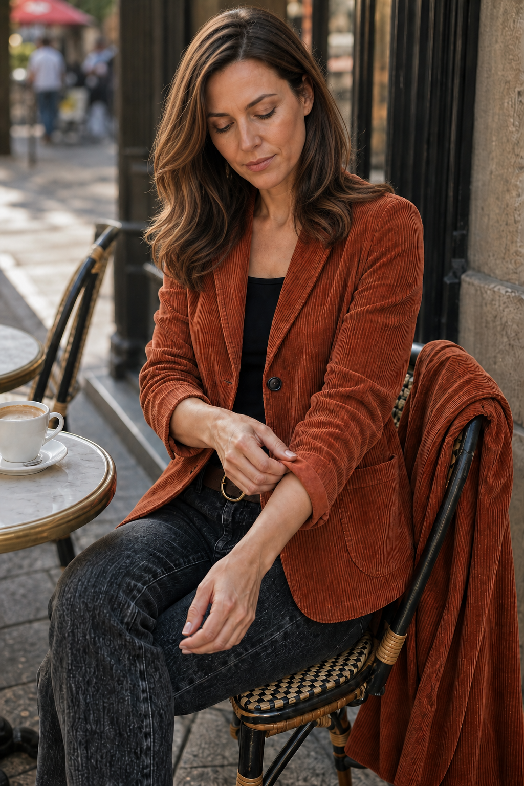 Corduroy Patch Pocket Blazer
