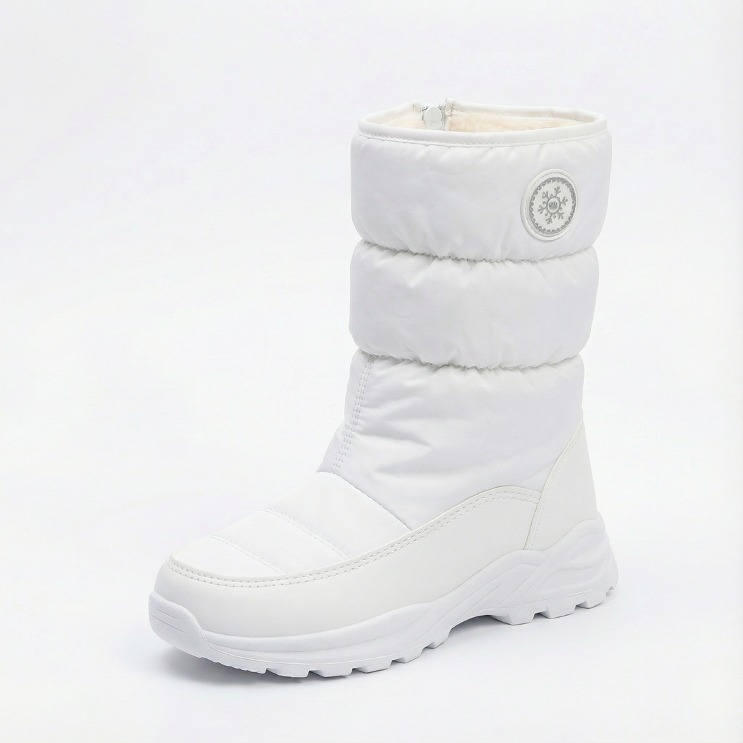 Waterproof Fur Lined Pull On Winter Boots