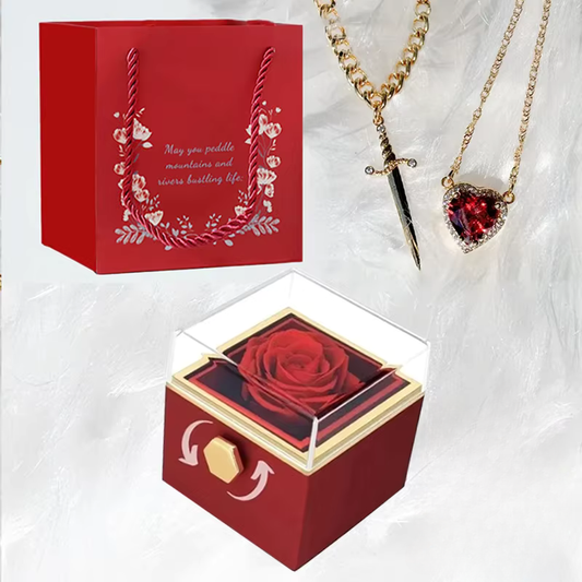 Eternal Rose Box - w/ LoveGuardian Necklace