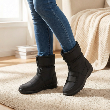 Waterproof Padded Mid Calf Winter Boots