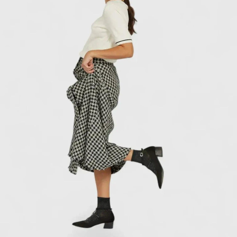 Caged Block Heel Pumps-Valenira