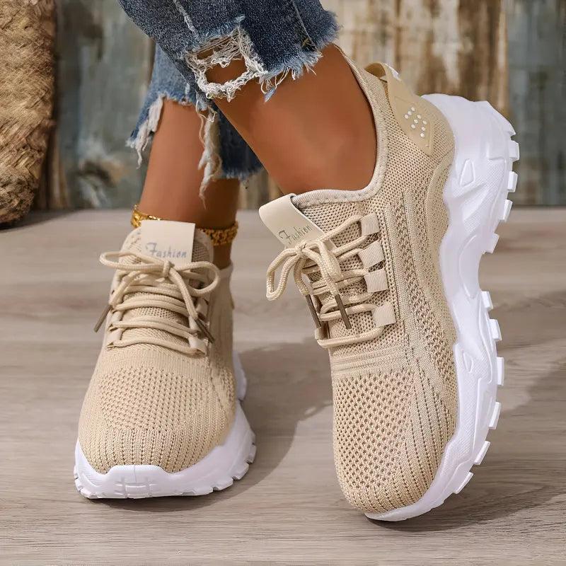 Chunky Mesh Sneakers-Valenira