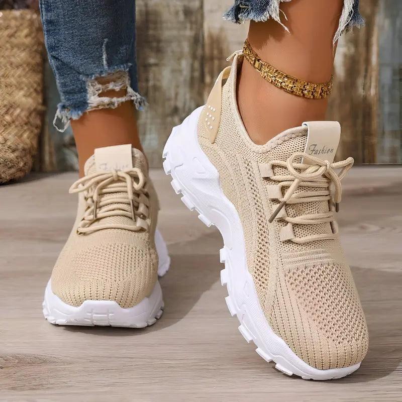 Chunky Mesh Sneakers-Valenira