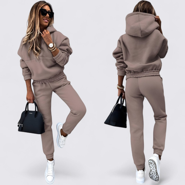 Hooded Sweatshirt and Jogger Set