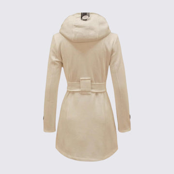 Hooded Belted Trench Coat