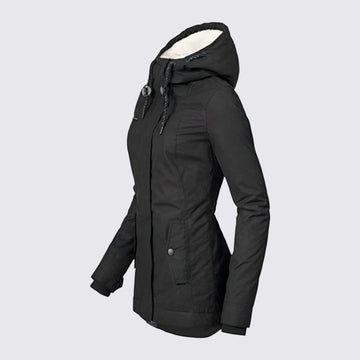 Sherpa Lined Hood Fitted Parka