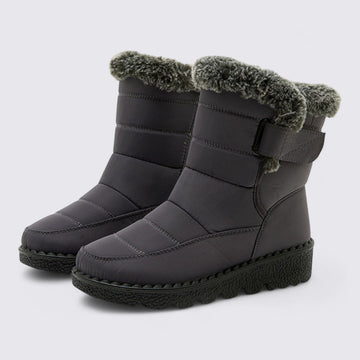 Faux Fur Lined Padded Snow Boots