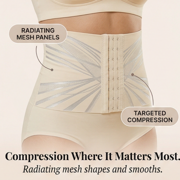Hook-Front High-Waist Shaping Briefs