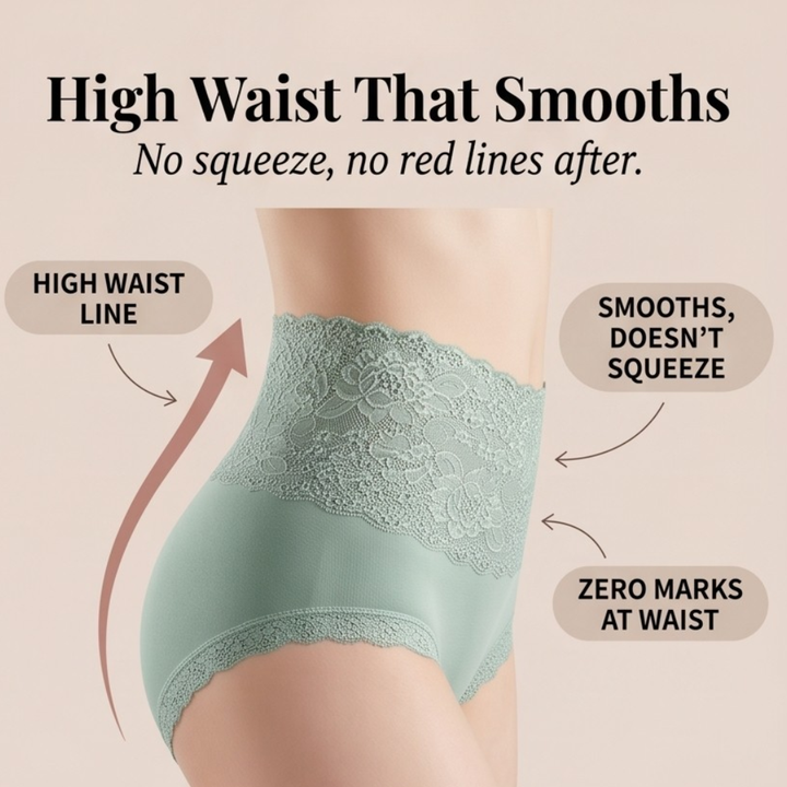 Cotton Lace-Band Briefs 3-Pack
