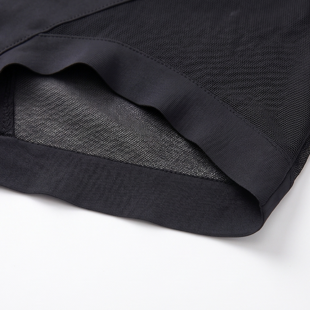 Seamless High-Waist Mesh Briefs