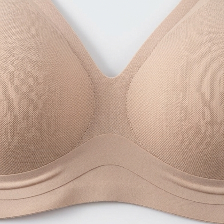 Semi-Fixed Cup Deep-V Bra