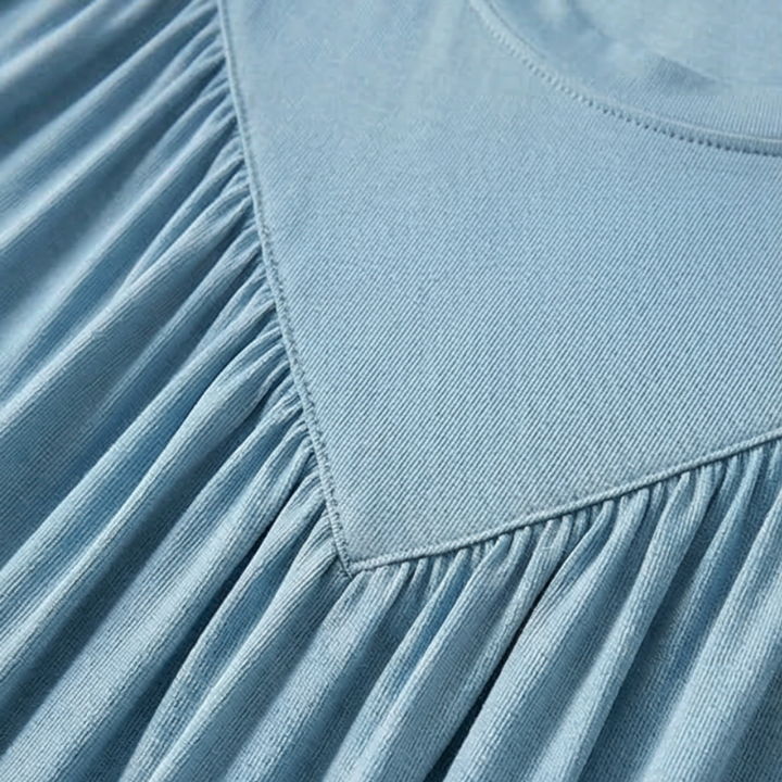 Pleated Yoke Modal Sleep Dress