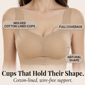 X-Back Cotton-Lined Lace Bra