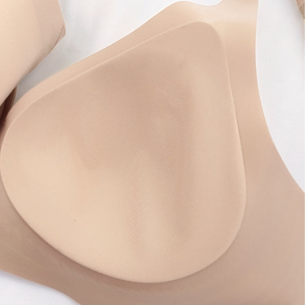 Semi-Fixed Cup Deep-V Bra