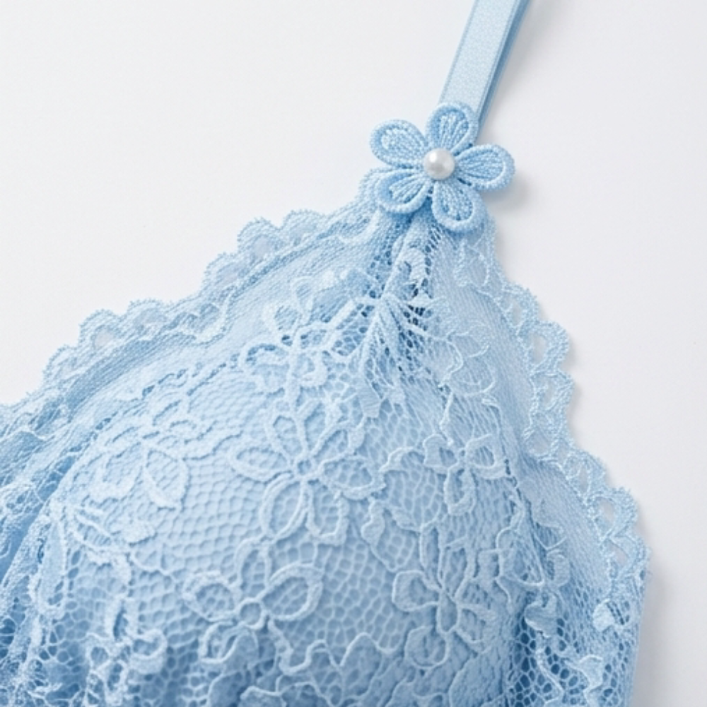 Satin Lace-Bust Cami Set