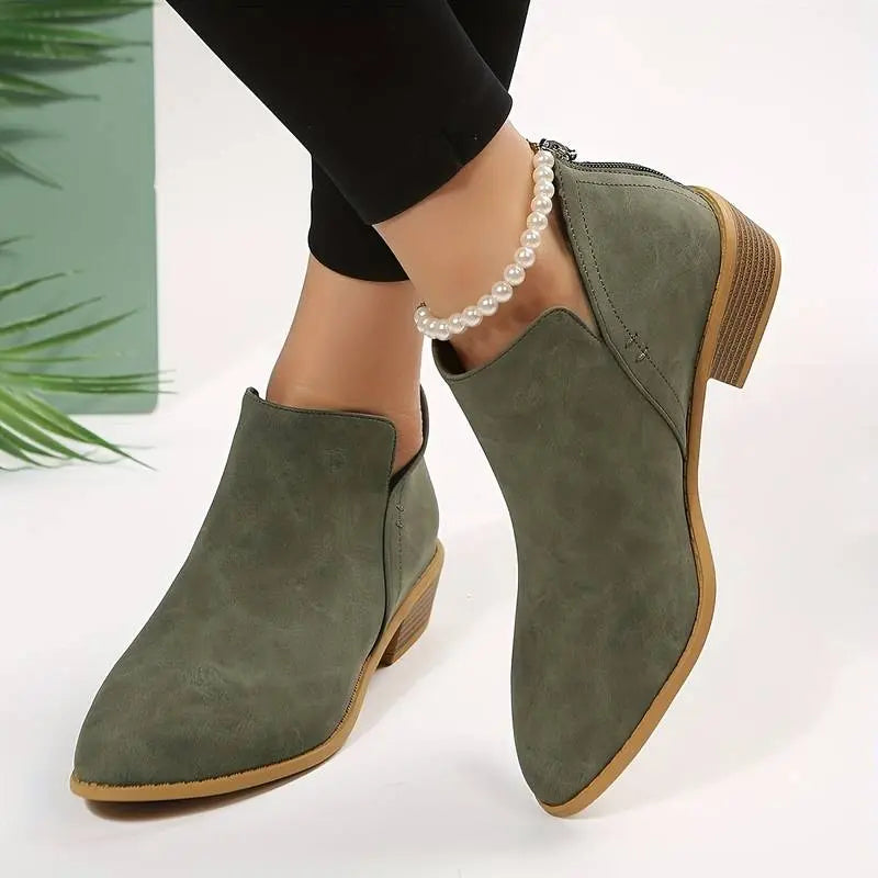 Low Heel Boots-Valenira