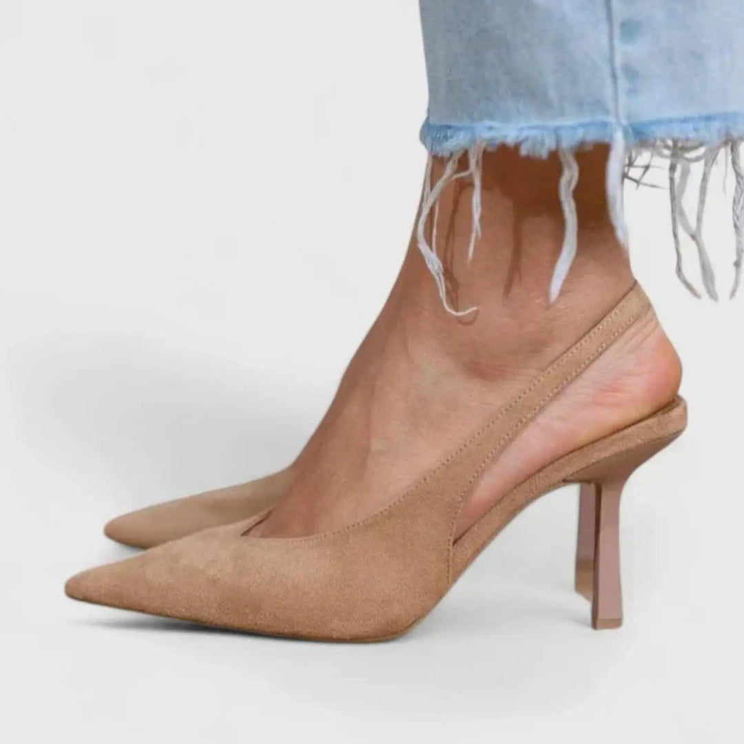 Slingback Stiletto Pumps-Valenira