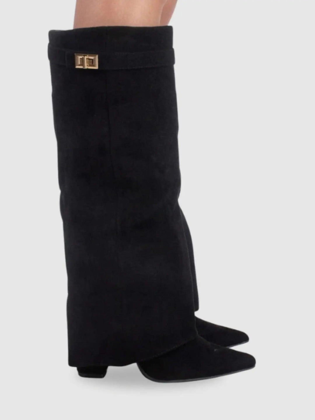 Suede Shark Boots-Valenira