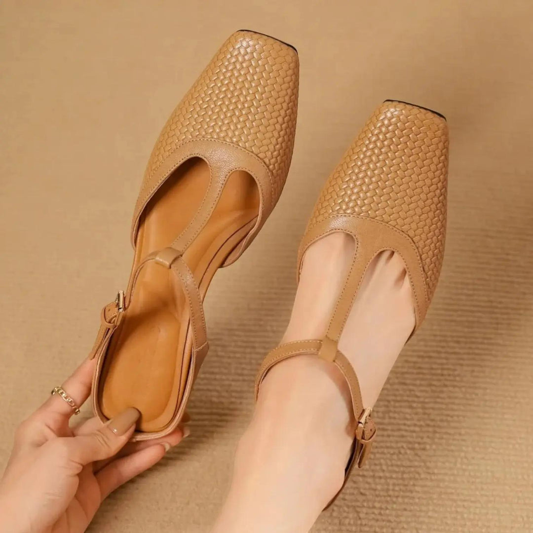 Woven Mules-Valenira