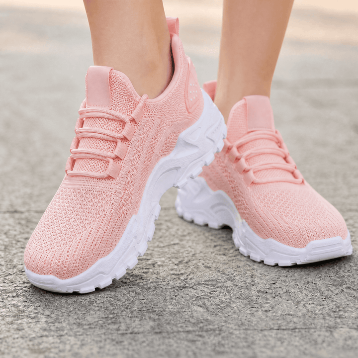Breathable Knit Sneakers