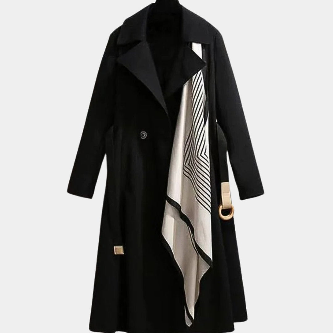 Belted Midi Trench Coat | Valenira