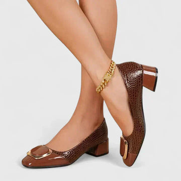 Block Heel Loafers