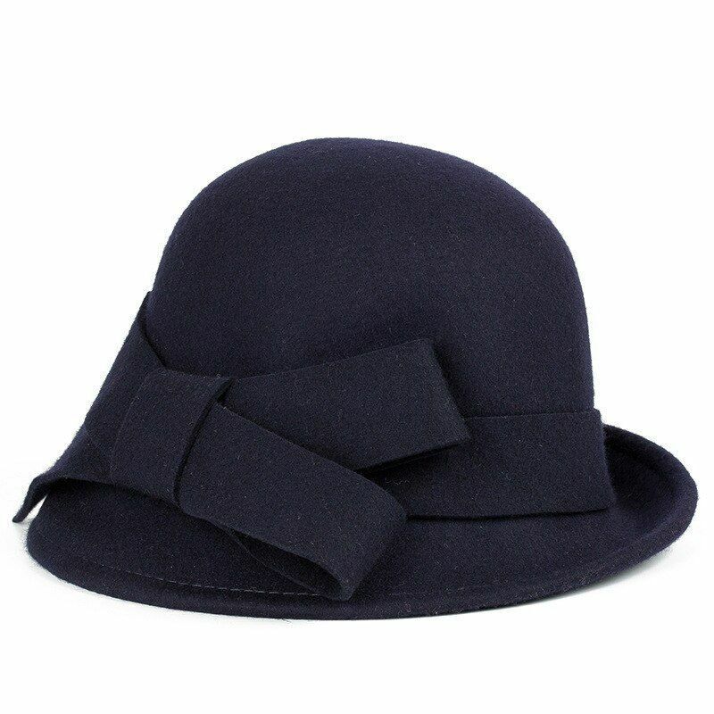 Bow Trim Cloche Hat | Valenira