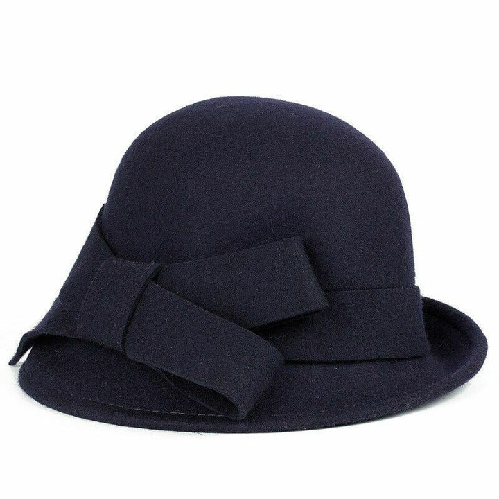 Bow Trim Cloche Hat | Valenira