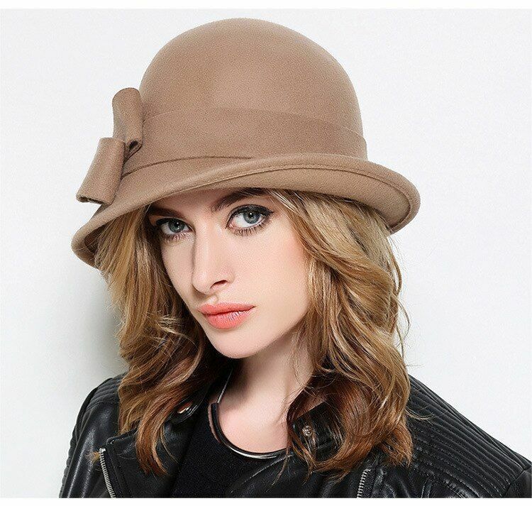 Bow Trim Cloche Hat | Valenira