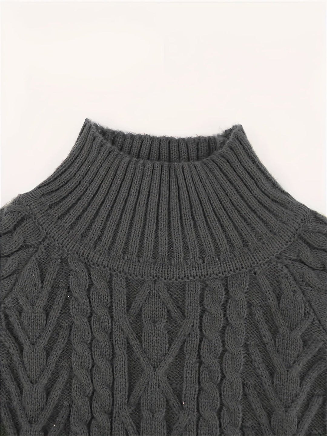 Cable Texture Knit Sweater | Valenira