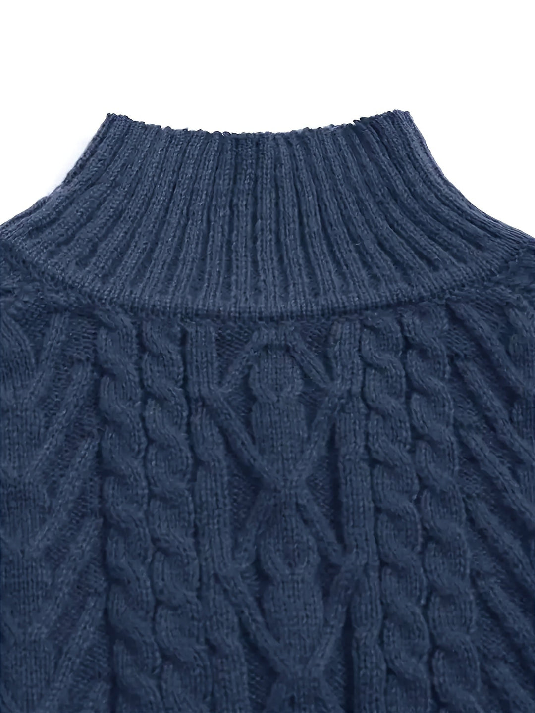 Cable Texture Knit Sweater | Valenira