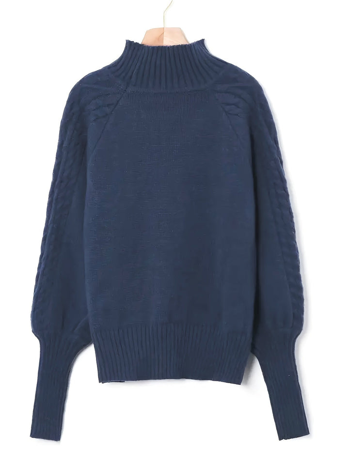 Cable Texture Knit Sweater | Valenira