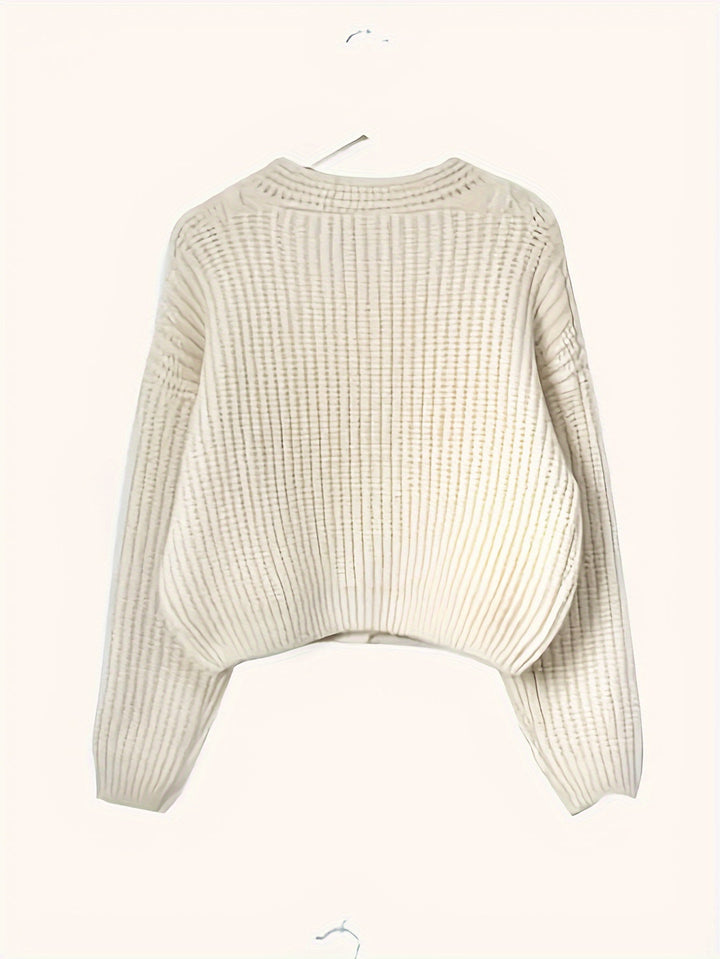 Chunky Cable Knit Cardigan | Valenira