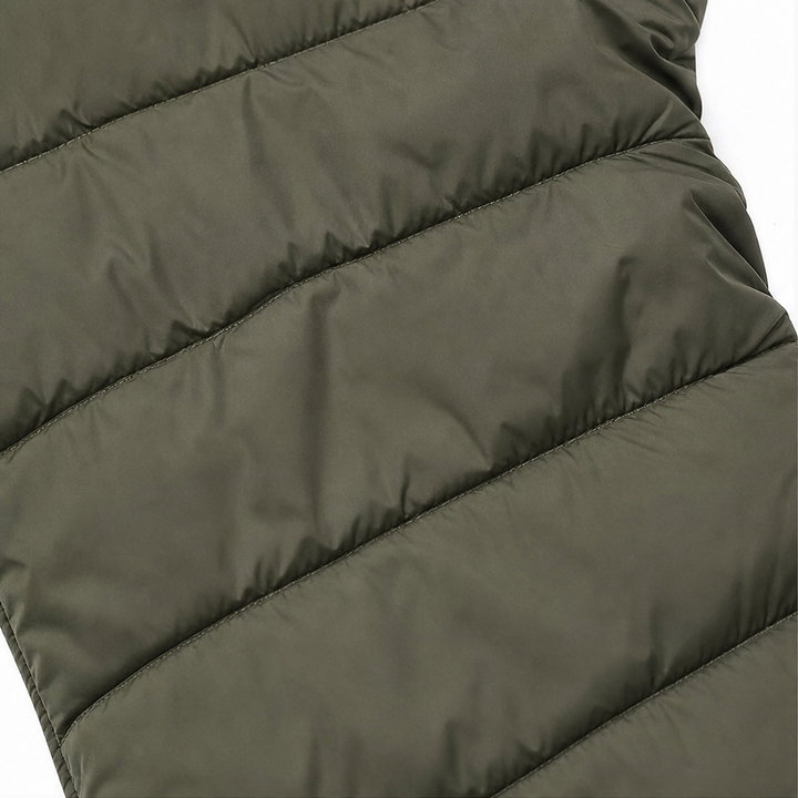 Longline Hooded Quilted Vest