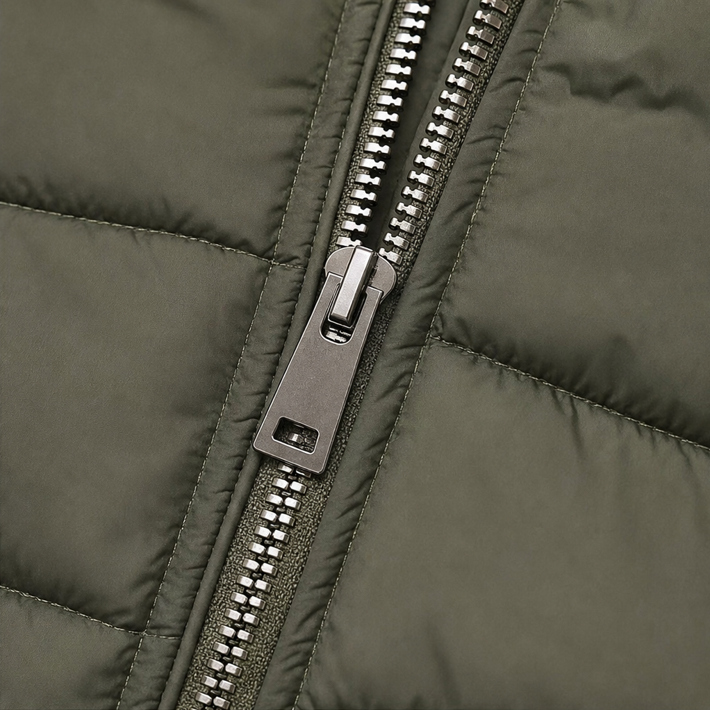 Longline Hooded Quilted Vest
