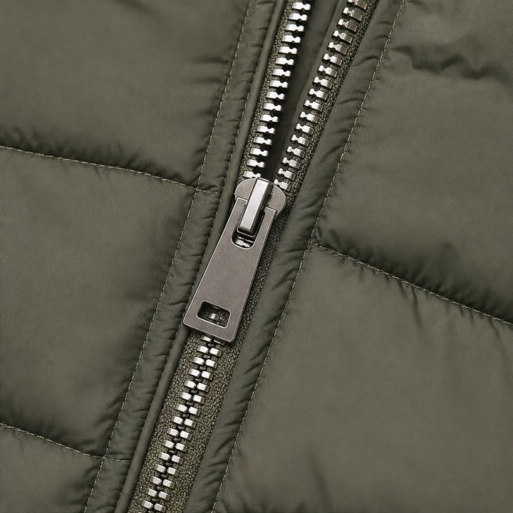 Longline Hooded Quilted Vest