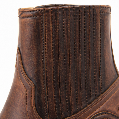 Embroidered Western Ankle Boots