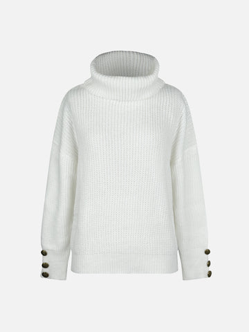 Cowl Neck Knit Sweater