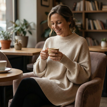 Oversized Wool Blend Sweater