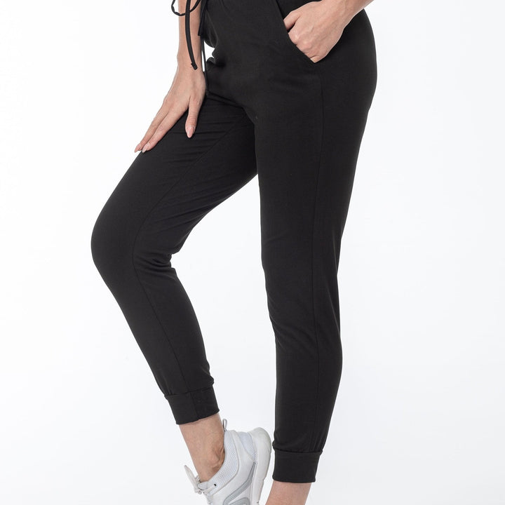 Cuffed Drawstring Joggers | Valenira
