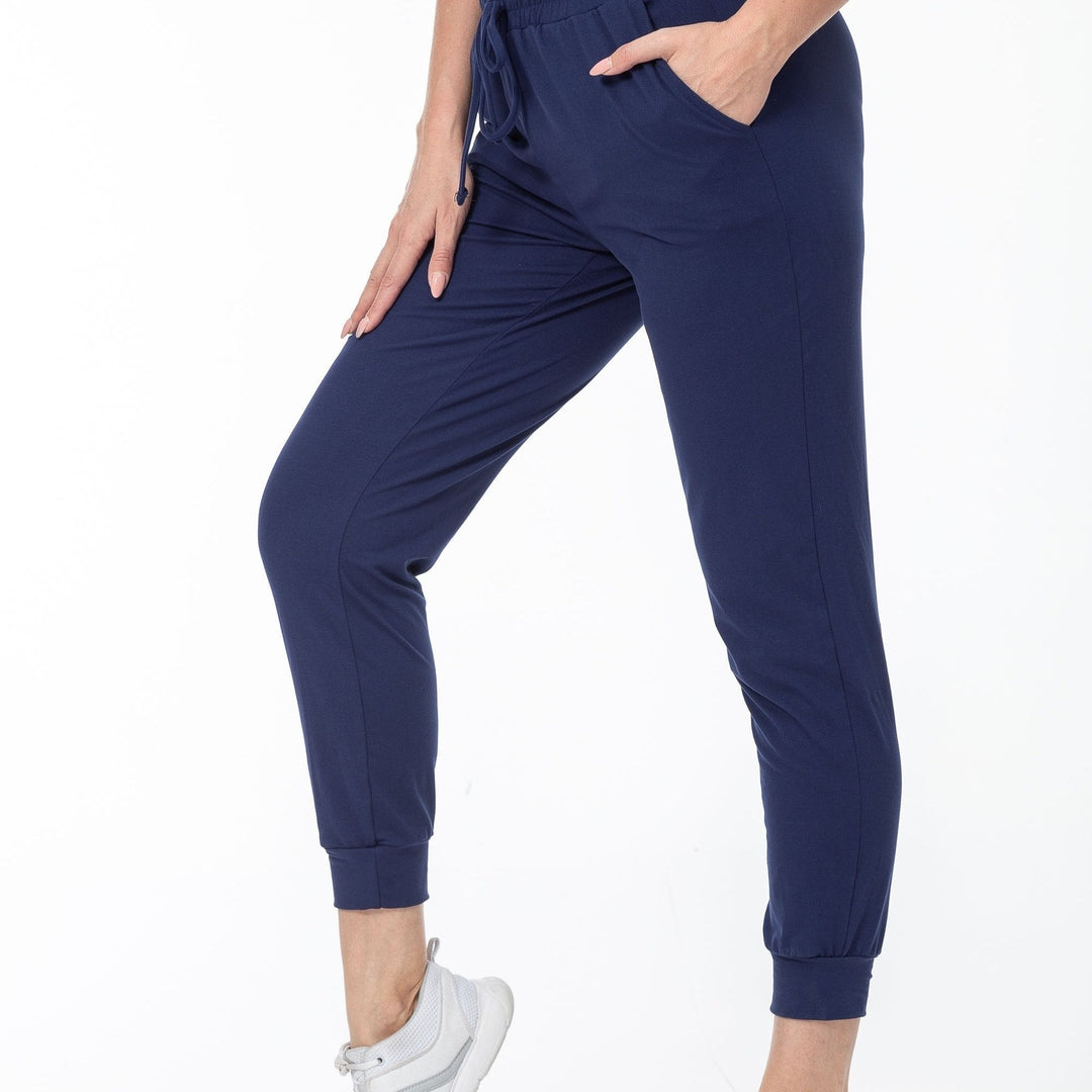 Cuffed Drawstring Joggers | Valenira
