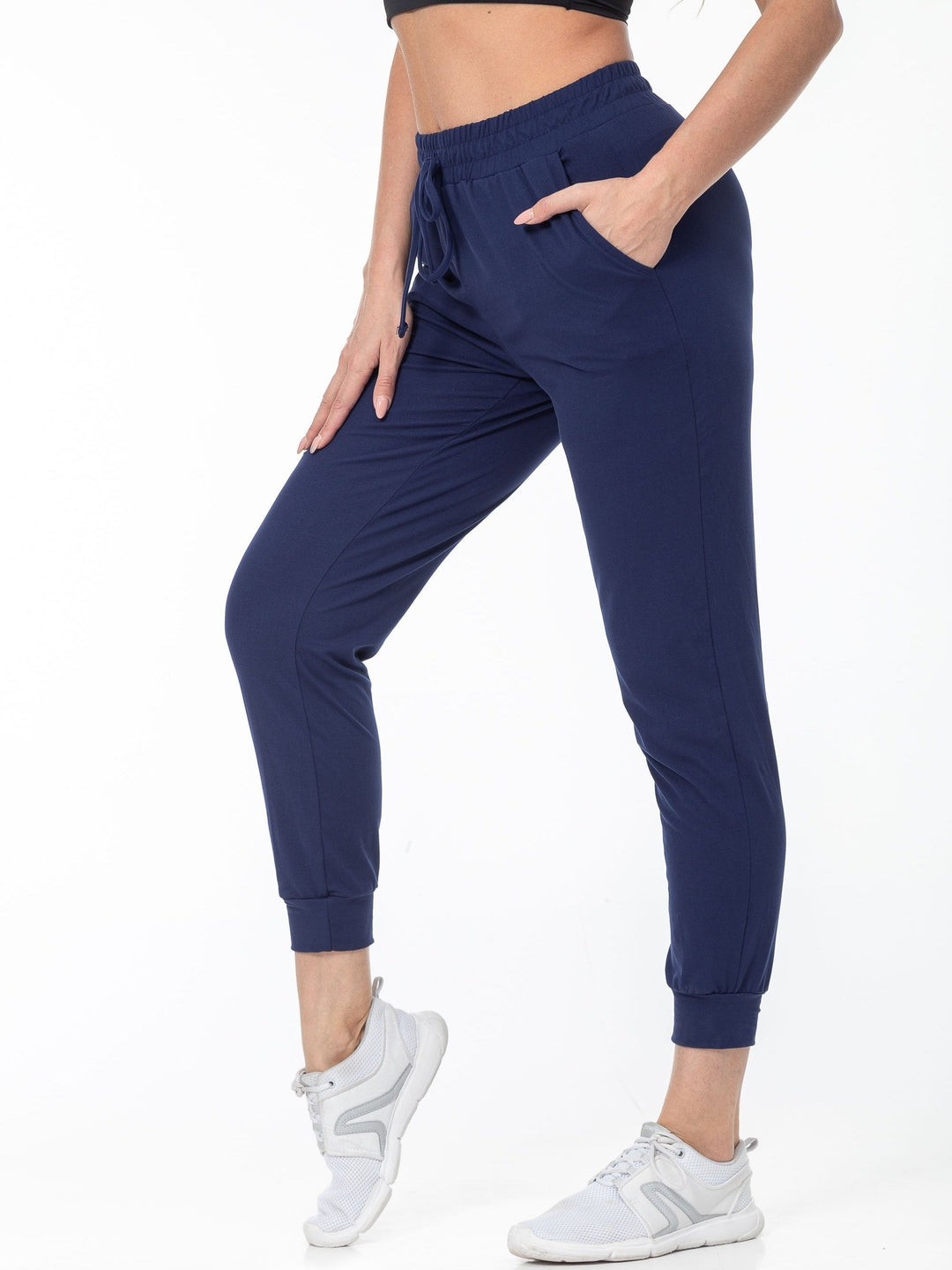 Cuffed Drawstring Joggers | Valenira
