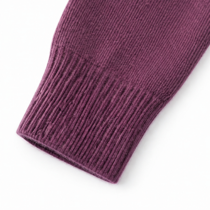 Shawl Collar Ribbed Knit Pullover