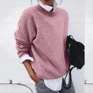 Drop Shoulder Knit Sweater