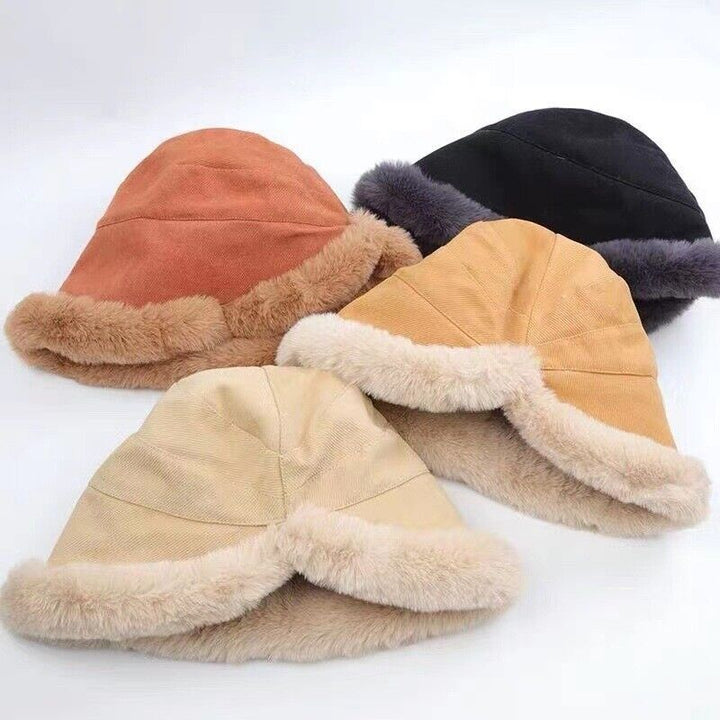 Fur Brim Bucket Hat | Valenira