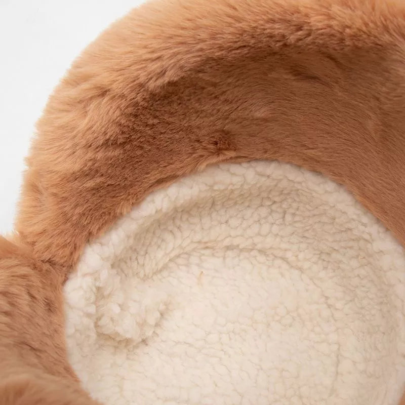 Fur Brim Bucket Hat | Valenira