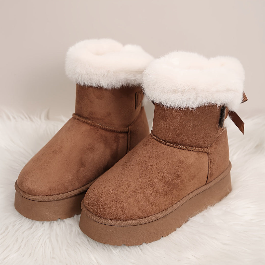 Faux Fur Platform Boots | Valenira