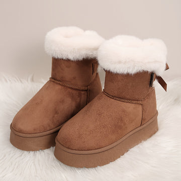 Faux Fur Platform Boots
