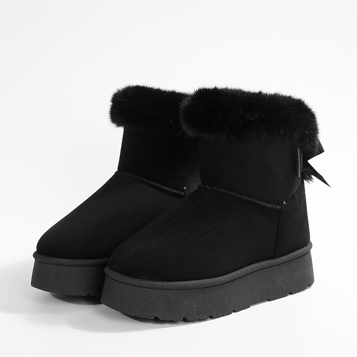 Faux Fur Platform Boots | Valenira