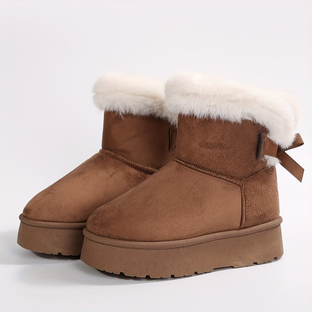 Faux Fur Platform Boots | Valenira
